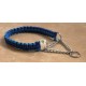 Braided semi-choker (martingale) collar for small dogs
