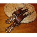 Looped rope reins