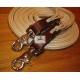 Looped rope reins