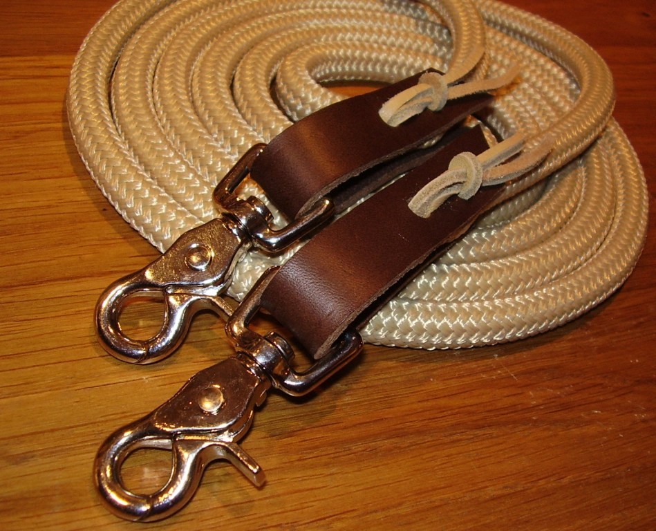 Looped rope reins