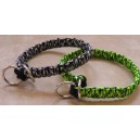 Braided choker collar for medium/large dogs