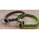 Braided choker collar for medium/large dogs